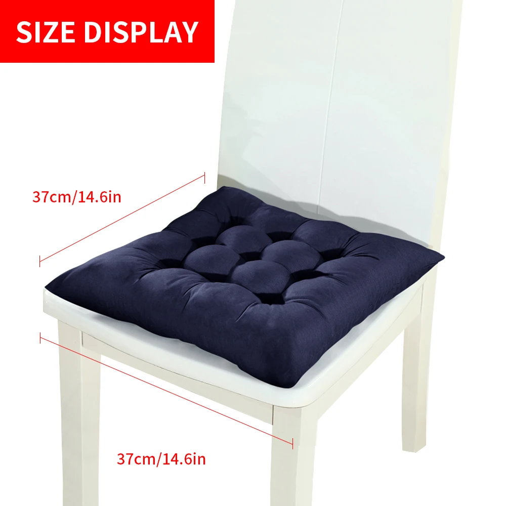Квадратный стул Pad толстое сиденье Подушка для столовой патио домашний офис Крытый уличный садовый диван подушка для сидения 37x37 см