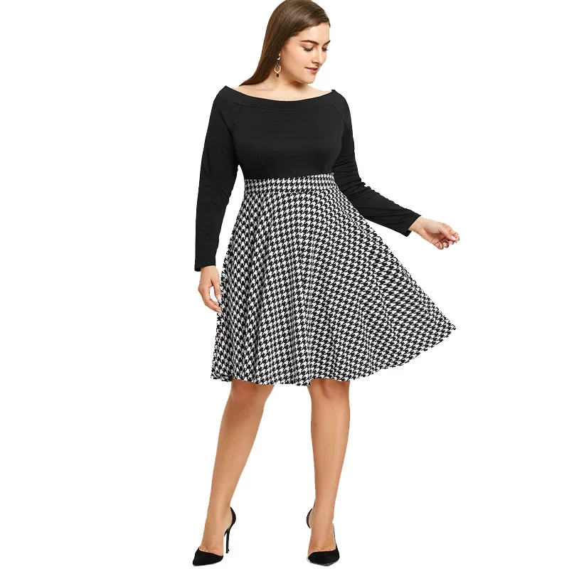 Women Elegant Casual Party Ballroom Dance Full Sleeve Winter Fashion