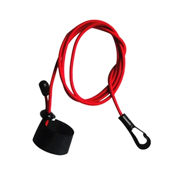 

43'/ 110cm 4mm Strong Durable Elastic Cord Fishing Rod Kayak Canoe Paddle Leash with Snap Hook Adjustable Hook & Loop End