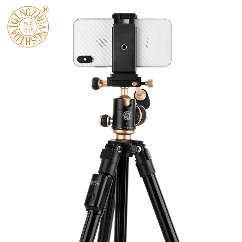 

CNP QZSD Q160S Portable professional tripod Aluminium Camera Tripod With Multifunctional Ball Head for DV DSLR Camera Video