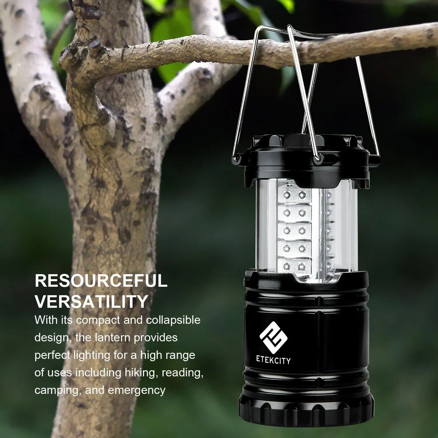 

Effective 1 Pack Portable Camping Lantern LED with 12 AA Batteries Survival Kit for Emergency Hurricane Power Outage CL10 lamp