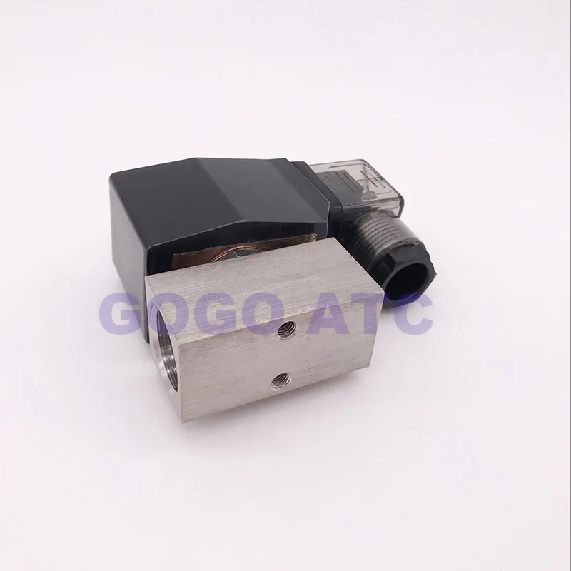 GOGO 12V 24VDC нормально закрытый сразу действующий Нержавеющая сталь Малый газ CE 2
