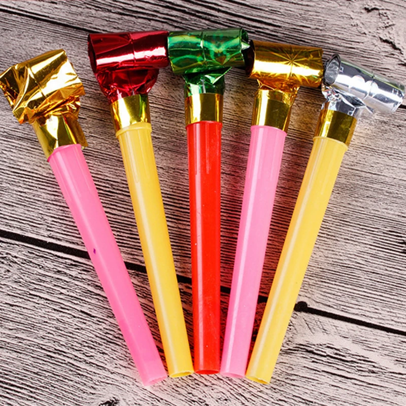 

Christmas Child Blowing Dragon Whistle Toy Cartoon Birthday Party Cheering Cheer Cheerleader Plastic Whistle Random Color