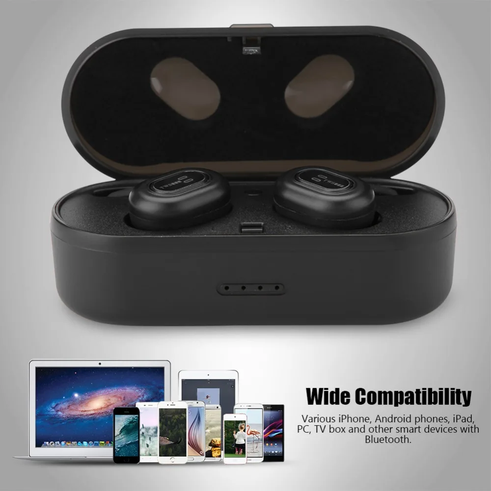 SOONHUA TWS беспроводные наушники V4.2 Bluetooth наушники IPX7 Водонепроницаемая гарнитура шумоподавление стерео спортивные наушники