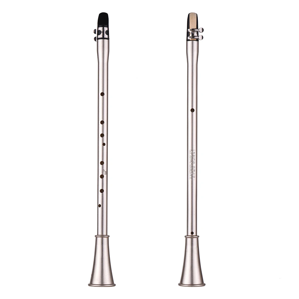 

Bb Key Mini Simple Clarinet Sax Compact Clarinet-Saxophone ABS Material Musical Wind Instrument for Beginners with Carry Bag