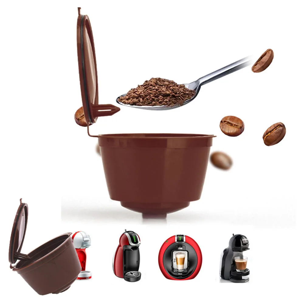 

Refillable Dolce Gusto Coffee Capsule Reusable Dolce Gusto Coffee Filter Compatible with Nescafe Dolce Gusto Refill