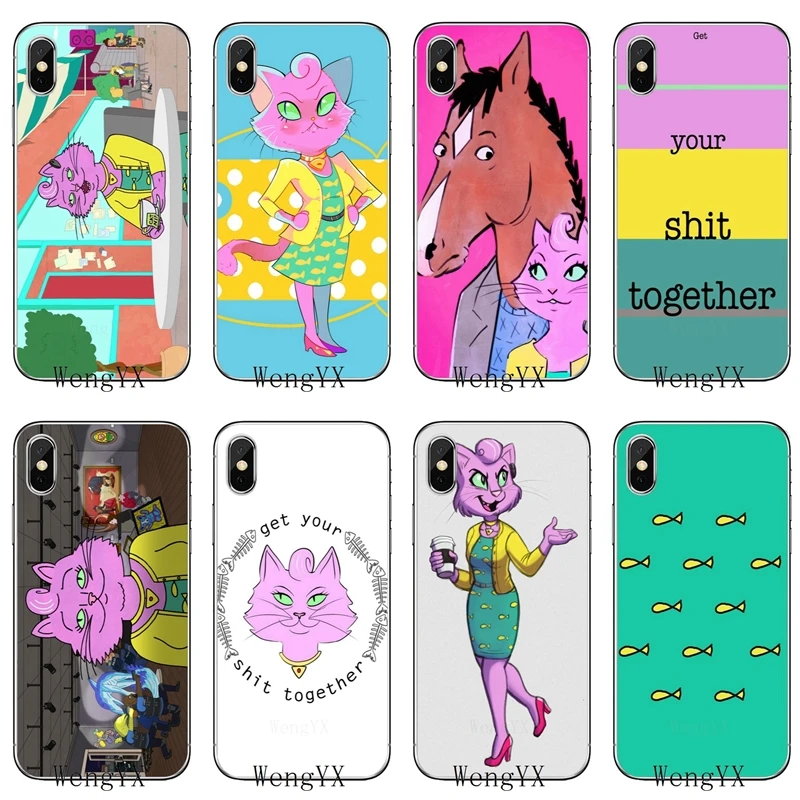 

BoJack Horseman Princess Carolyn silicone TPU Soft phone cover case For Huawei P7 P8 P9 P10 P20 pro Lite plus P Smart Mini 2017