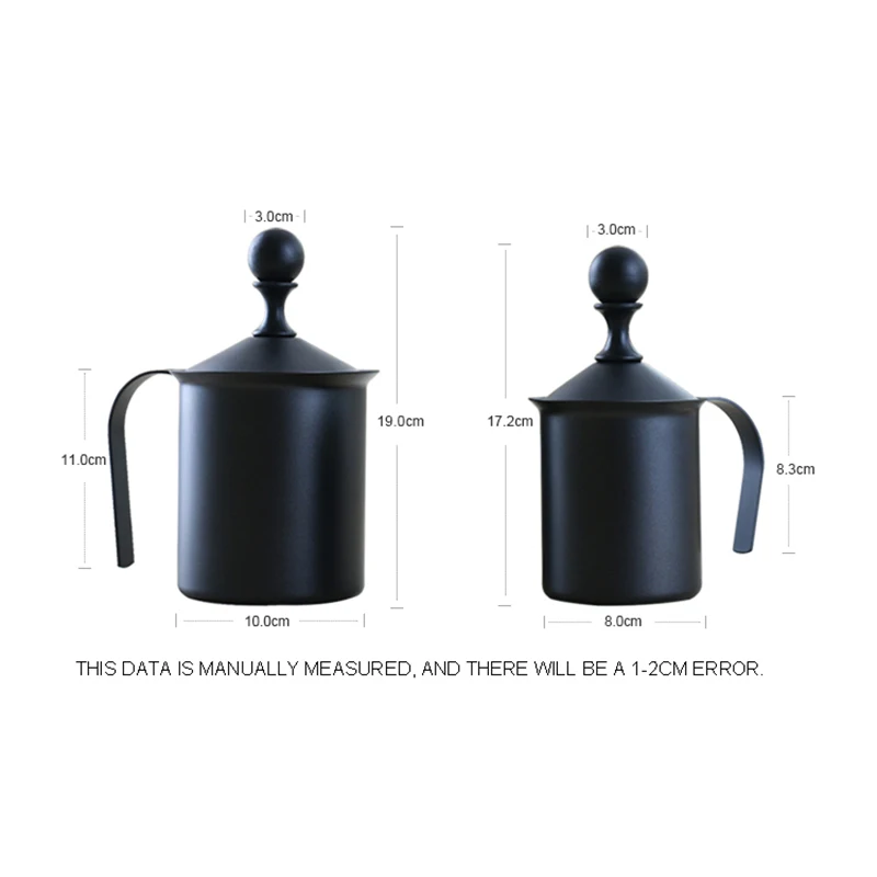YRP400ml black из нержавеющей стали тефлоновый Двойная сетка для молочных соусов