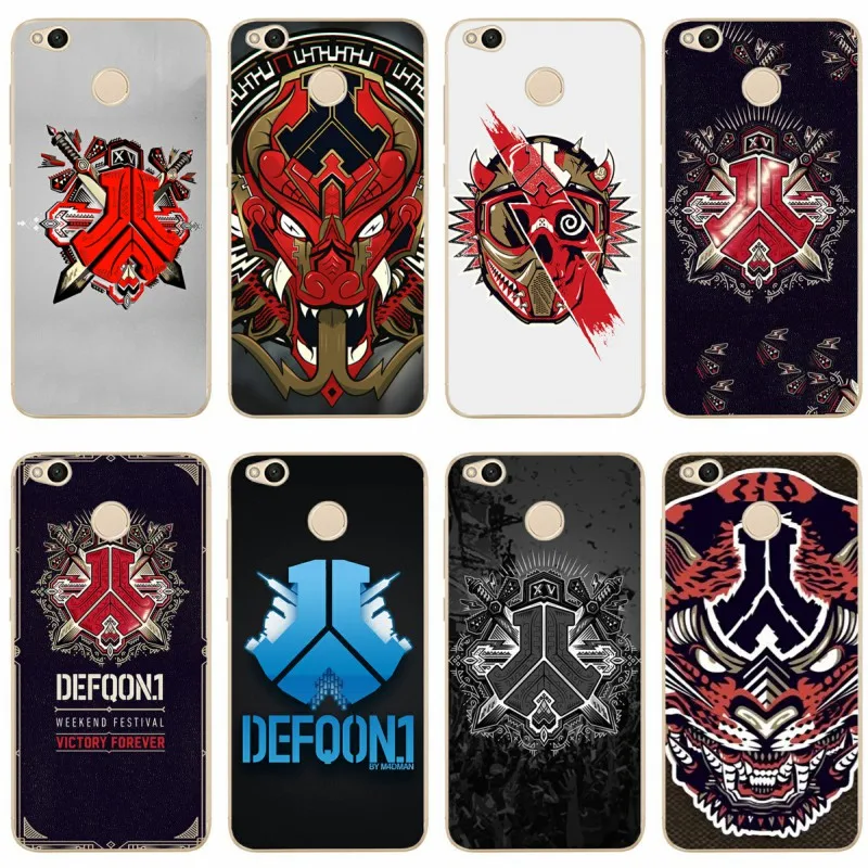 

Defqon 1 Cover high quality Soft Silicone TPU Phone Case For redmi4A 4X 5 5a 5Plus note4 4X 5 for xiaomi4 5 6X 8 note3 miX2S