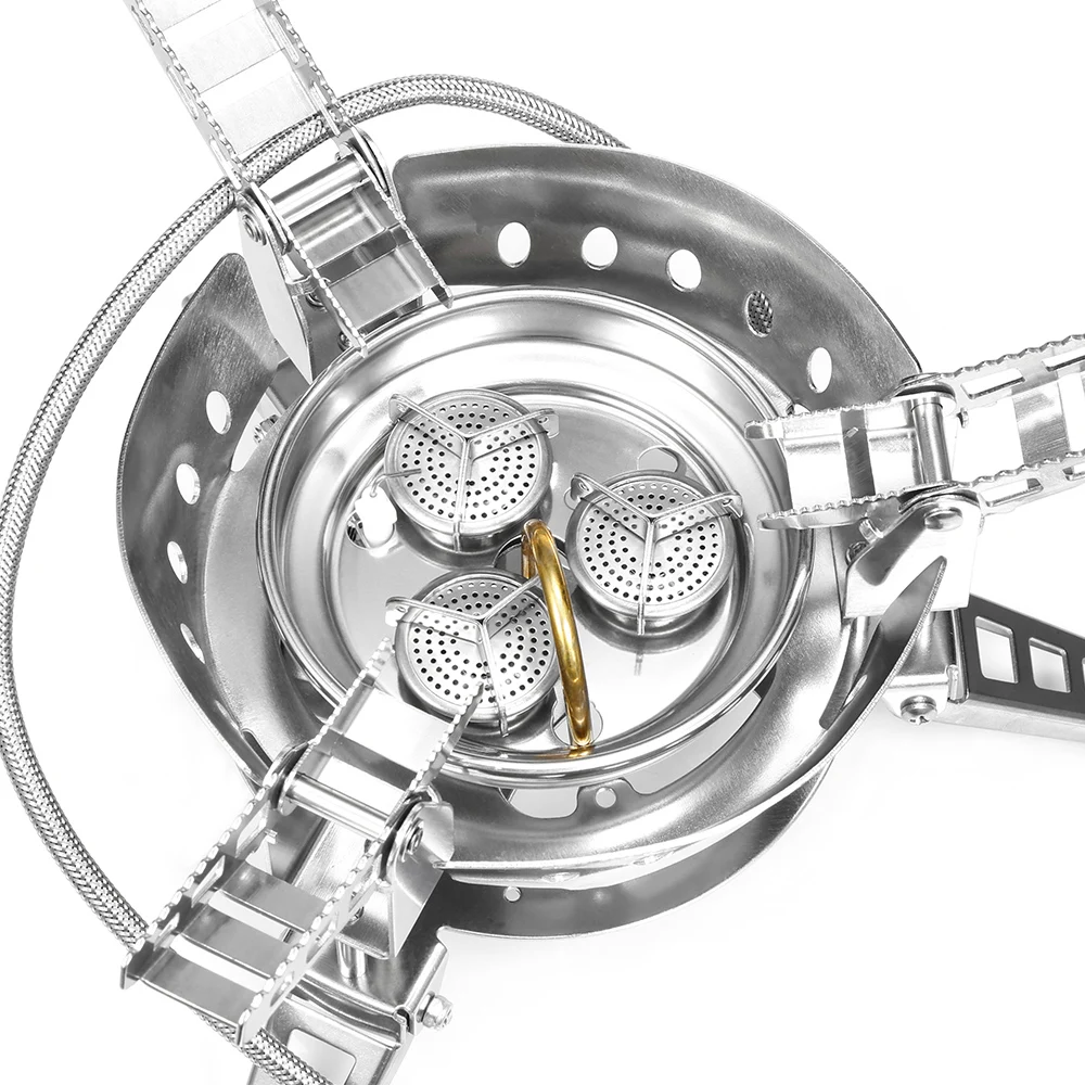  BULin BL100-B17 Outdoor Camping Big Power Gas Stove Windproof Portable Split Gas Burner for Outdoor