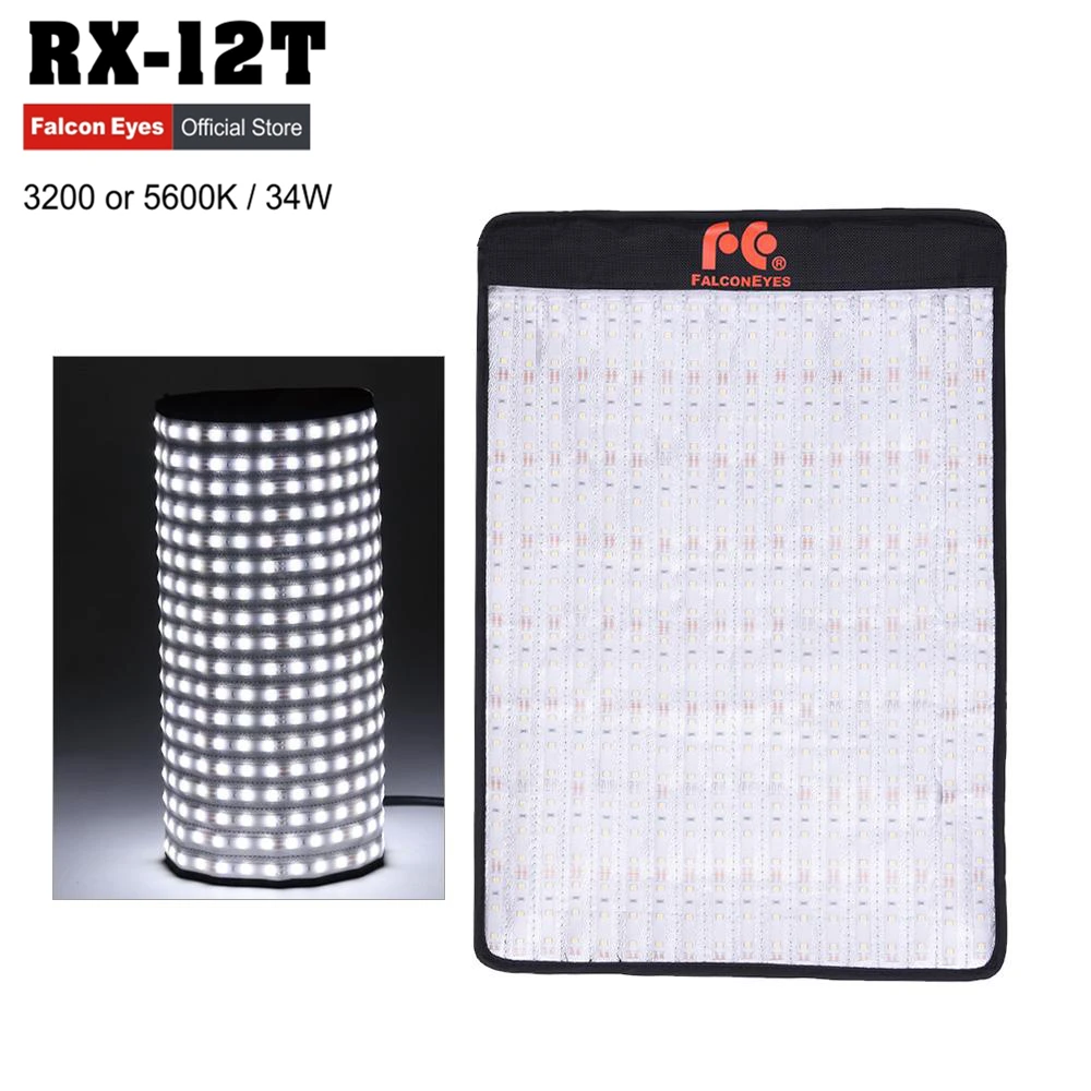 

Falconeyes RX-12T 34W 423pcs LED Beads Slim Fill-in Foldable LED Camera Photography Light Lamp for Studio Video Film Shooting