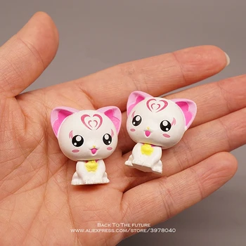 

Disney The Aristocats Marie Cat 3cm 2pcs/set Action Figure Posture Anime Decoration Collection Figurine Toys model boy children