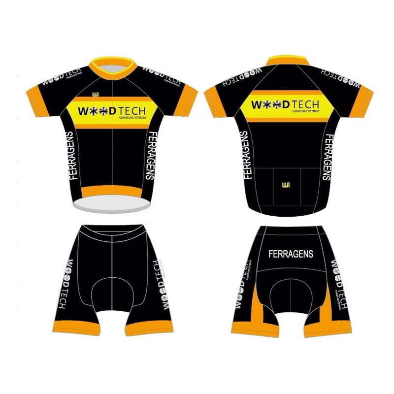 

professional design Woodtech Cycling Jersey Men's Short Sleeve BicycleSummer Quick Dry Breathable