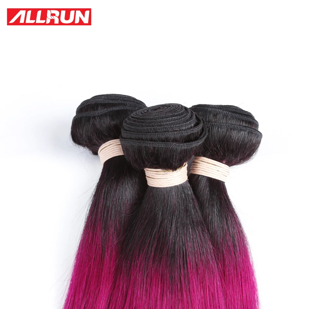 Allrun Pre Colored Ombre T1B 118 Red Straight Human Hair Bundle 1 Piece Remy Brazilian Human Hair Extension 100 Gram Two Tone Allrun Pre Colored Ombre T1B 118 Red Straight Human Hair Bundle 1 Piece Remy Brazilian Human Hair Extension 100 Gram Two Tone