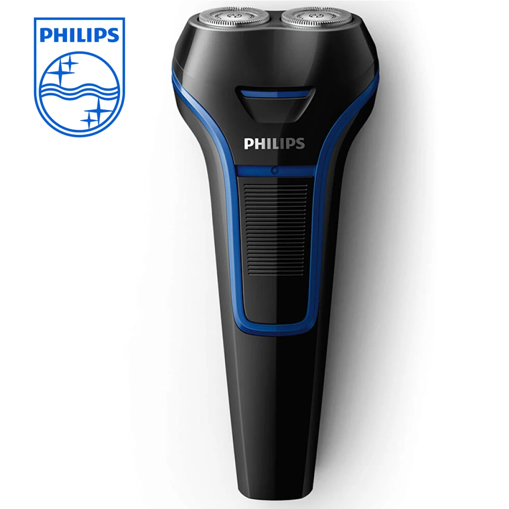 

Authentic PHILIPS S100/02 Rotary Double Head Electric Shaver Razor For Men Rechargeable Portable Double Heads 100-240V Blue