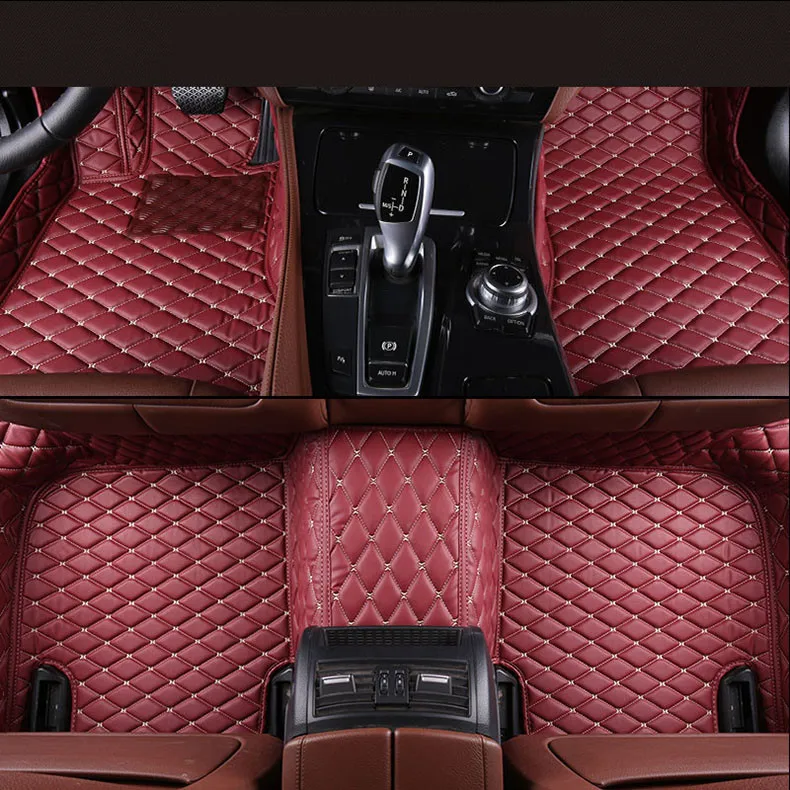 

Auto Floor Mats For Mercedes-Benz GLC43 Coupe GLC200-300 Coupe 2017 Foot Carpets Step Mats High Quality Embroidery Leather Mats