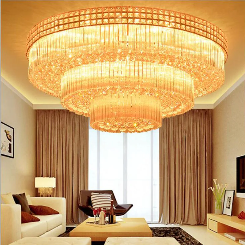 

L Living room Modern minimalist bedroom ceiling lamp restaurant crystal European atmosphere bedroom lamp warm lamps