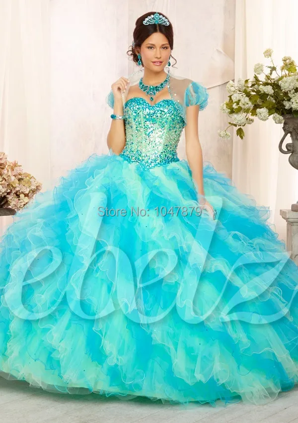 Tropical Ball Gown Sweetheart Full 
