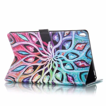 

Leather Cases For iPad Pro 10.5 inch Tablet Accessories Shell Bag New Fashion Painted Flowers Butterfly Cute Stand Holder Covers
