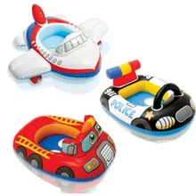 Пожарный двигатель самолет Рождество Дети Инс надувной плот самолет Лодка круг для плавания плавающий игрушки Лето вода гигантский бассейн трубка ребенок