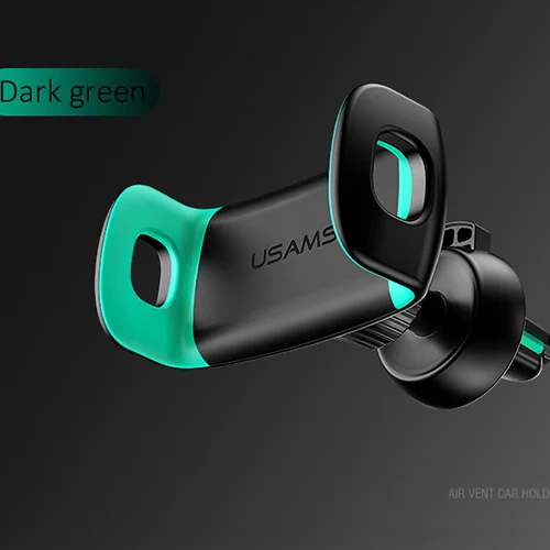 Автомобильный держатель для телефона, USAMS Автомобильный держатель для телефона, подставка, вращение на 360 градусов, держатель для мобильного телефона Xiaomi 6 samsung s8 s9 - Цвет: upgrade green