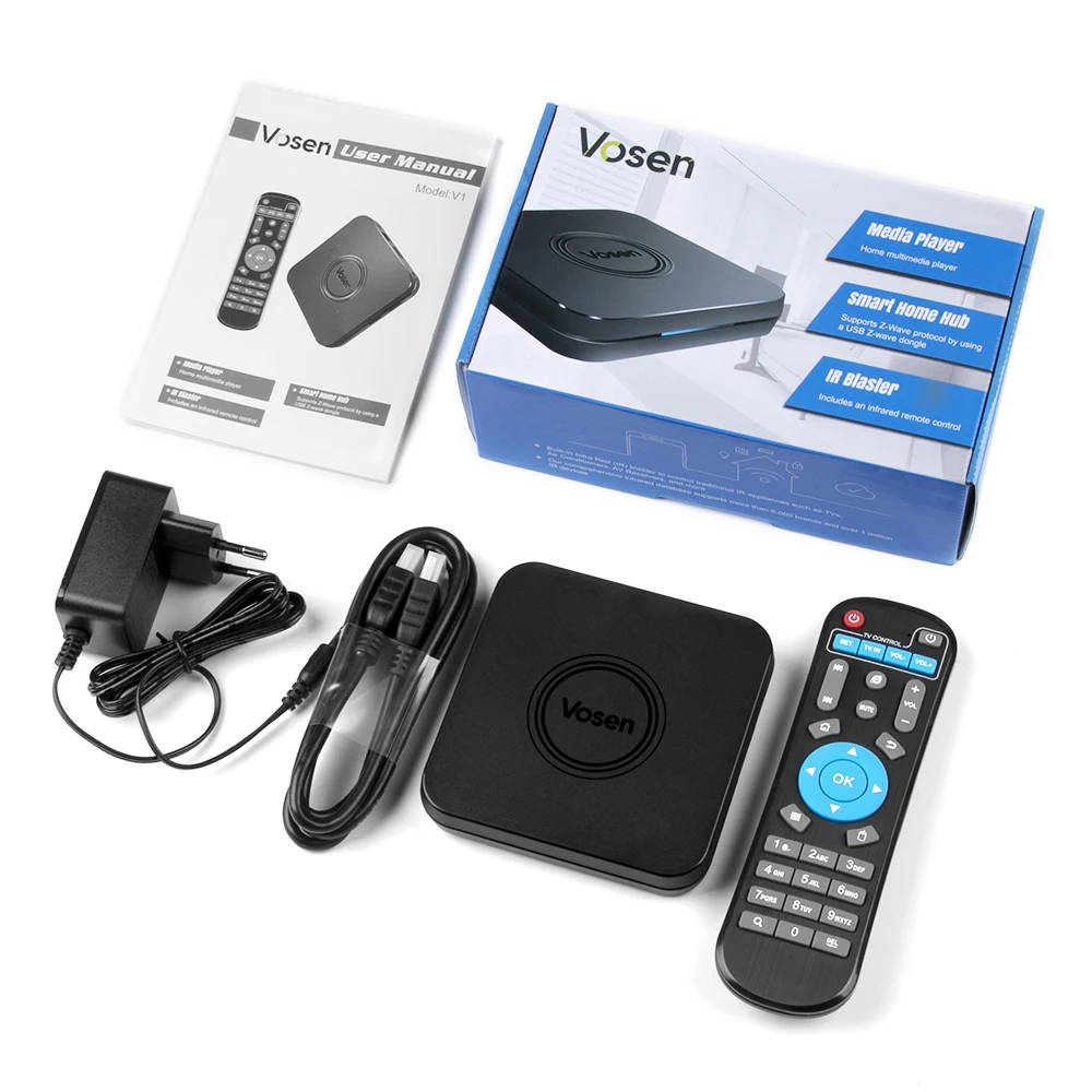 ТВ-бокс Mecool VOSEN V1 Android 2 Гб DDR4 16 Гб Amlogic S905X2 tv box 4 K 2,4G/5G WiFi BT4.0 Android 9,0 медиаплеер телеприставка