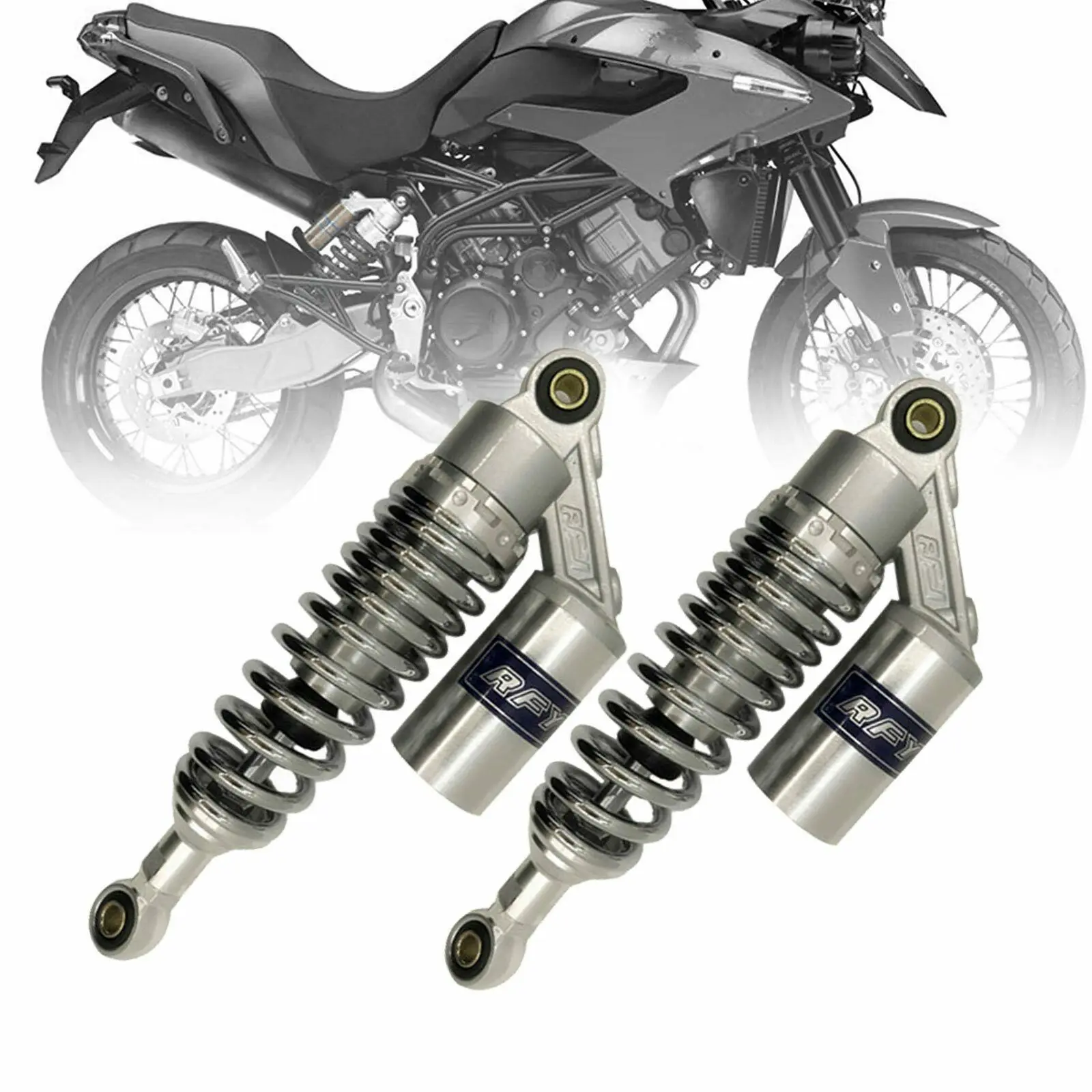 Универсальный 280 мм 11 ''диаметр глаза 10 мм Мотоцикл Байк Скутер ATV задние воздушные амортизаторы подвески для Yamaha Honda