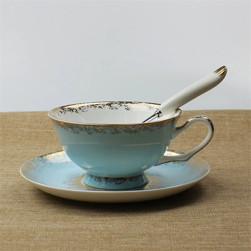 Современный цельный костяной фарфор, керамическая фарфоровая чашка для чая или кофе, блюдце, ложка, парные Кофейные Наборы для подарка, для дома, кафе, отеля