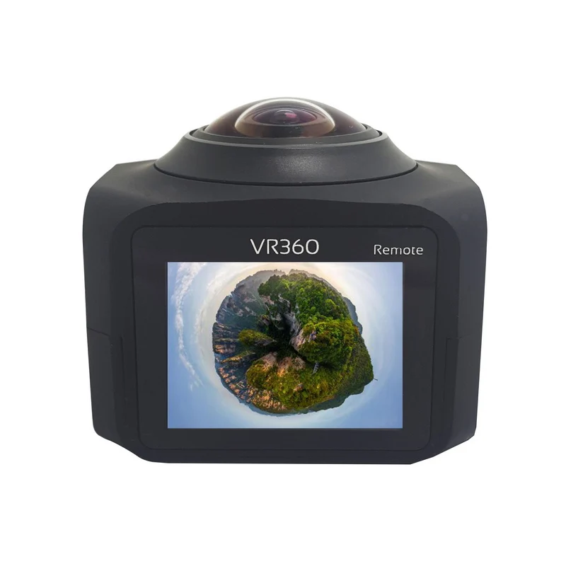 

360 Video Camera WIFI Panorama Sports Camera Support Remote Control TF Card Storage with TFT LCD Screen HD Video Recorder
