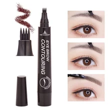 Женский макияж жидкая подводка для бровей ручка Водонепроницаемая длинная вилка кончик эскиз Косметическая подводка для глаз 998