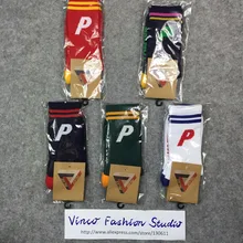 Palace skateboards gestreiften P brief socken 5 farben