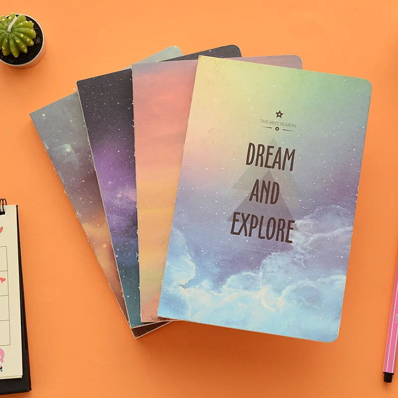 Space Starry Sky Series Cover Notebook A5 Notepad Creative Hardcover