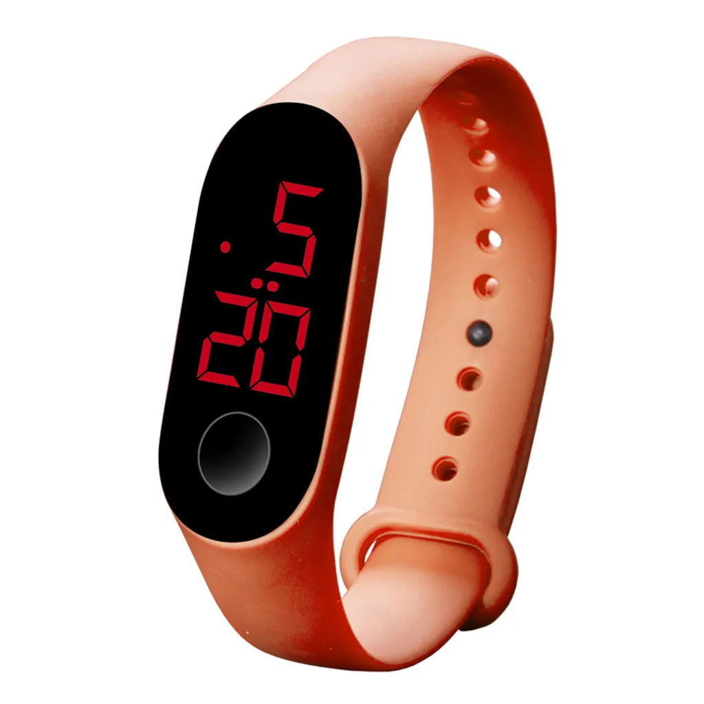GEMIXI цифровые часы со светодиодами электронные спортивные светящиеся водонепроницаемые сенсорные часы пластиковый ремешок модные мужские и женские часы MAY30