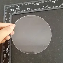 10 шт. большой размер пустой прозрачный акриловый диск брелок ювелирное искусство акриловый круг круглой формы, лазерная резка брелки
