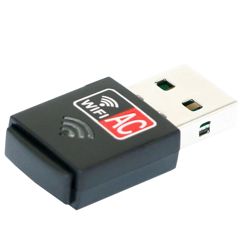 Usb Wifi адаптер 600 Мбит/с беспроводная сетевая карта Ethernet антенна Wi-Fi приемник Usb LAN Ac двухдиапазонный 2,4G 5 ГГц для ПК Wi-Fi Dongl