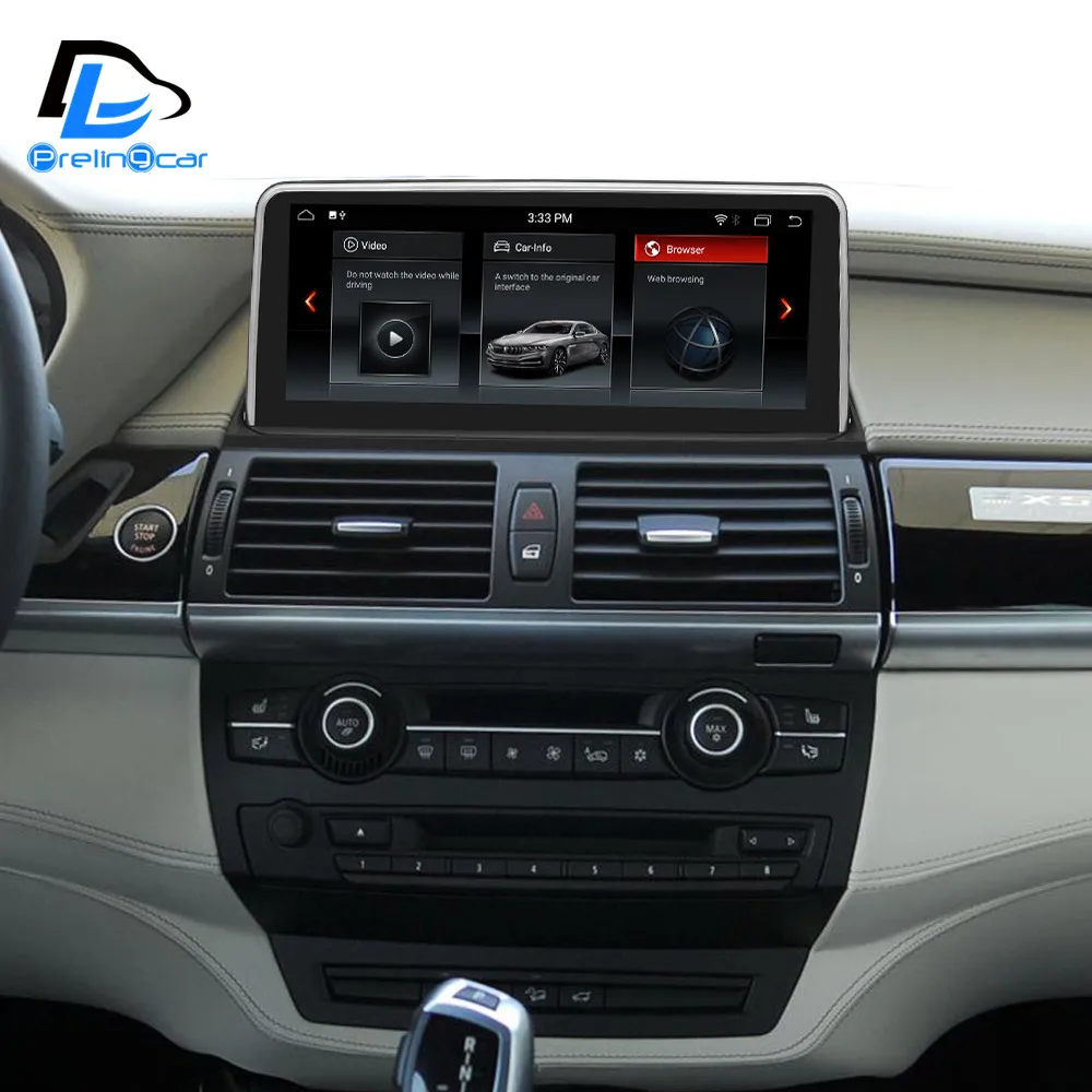 Sale android 8.1 dvd player For BMW X5 Series E70 E71 2008-2013 years CCC CIC system auto radio gps navigation multimedia 2