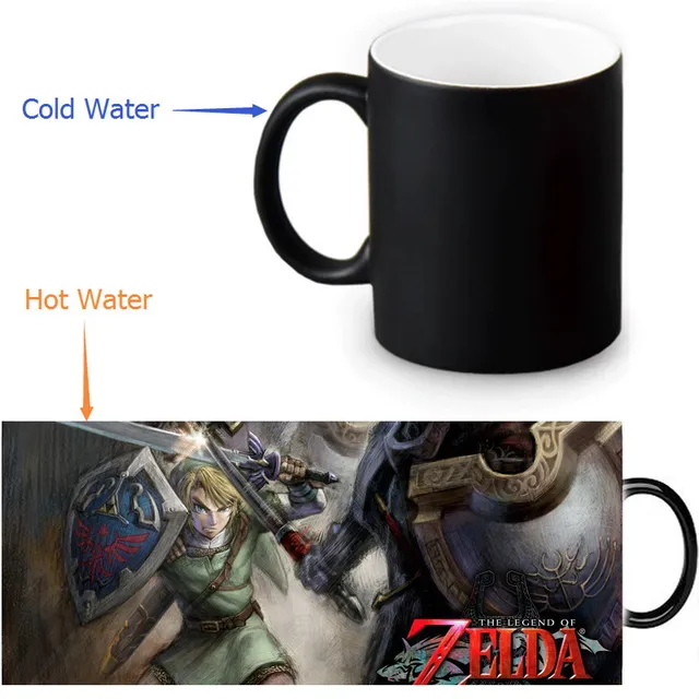 Legend of Zelda 350ml/12oz Heat Reveal Mug Color Change Coffee Cup