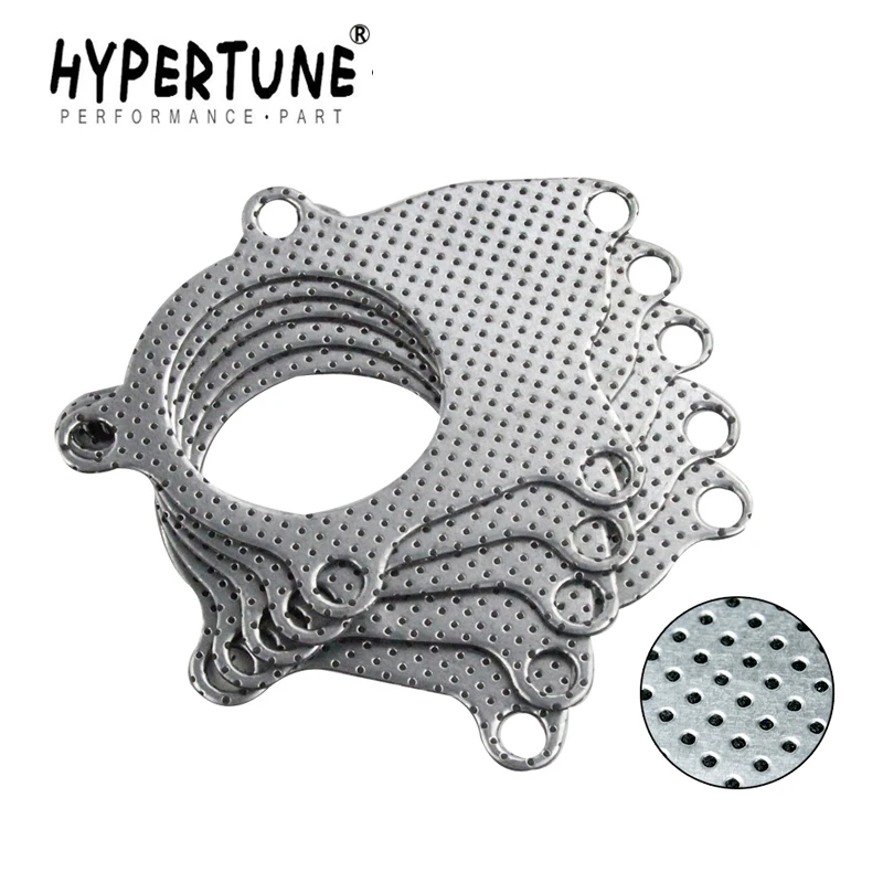 Hypertune - T3-T4 5-Bolt B/D Serie Turbo Collettore Downpipe Di Scarico Grafite Guarnizione In Alluminio Ht4953