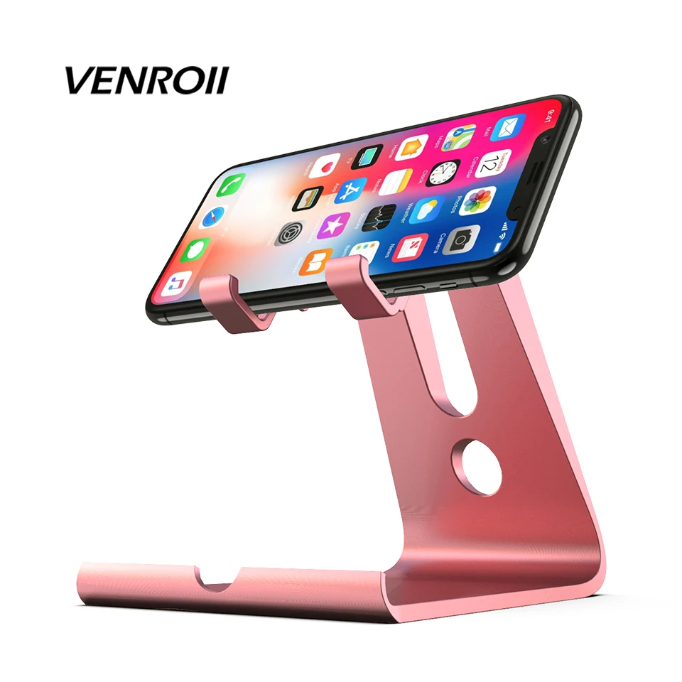 Venroii держатель для зарядки телефона Подставка планшета поддержка iPhone Xs Max X 8 7