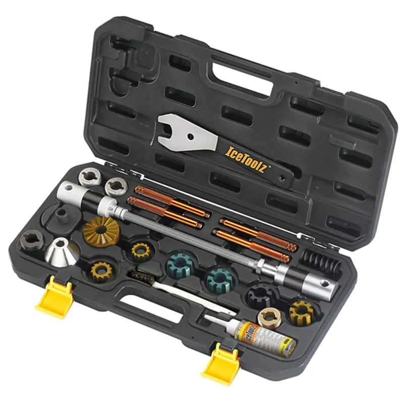 

Icetoolz bicycle tools multitool BB Tapping & Head Tube Reaming & Facing Set set of tools E185