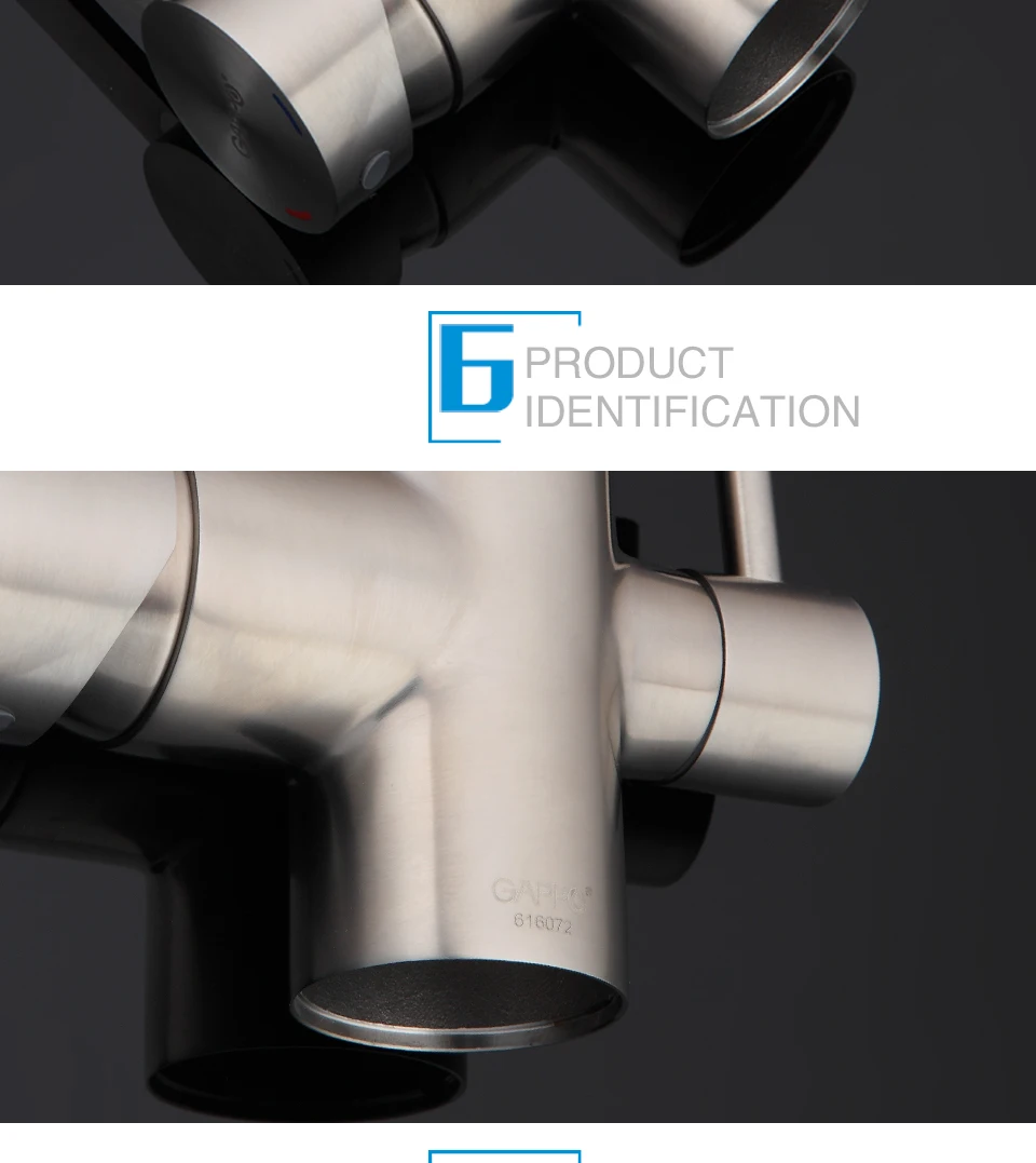 GAPPO Kitchen Faucets with filtered water taps stainless kitchen faucet drinking water sink mixer waterfall taps griferia