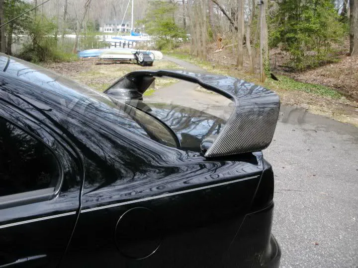 Car Accessories Carbon Fiber OEM Style Rear Spoiler Fit For 2008 2012 Evolution EVO X 10 Trunk