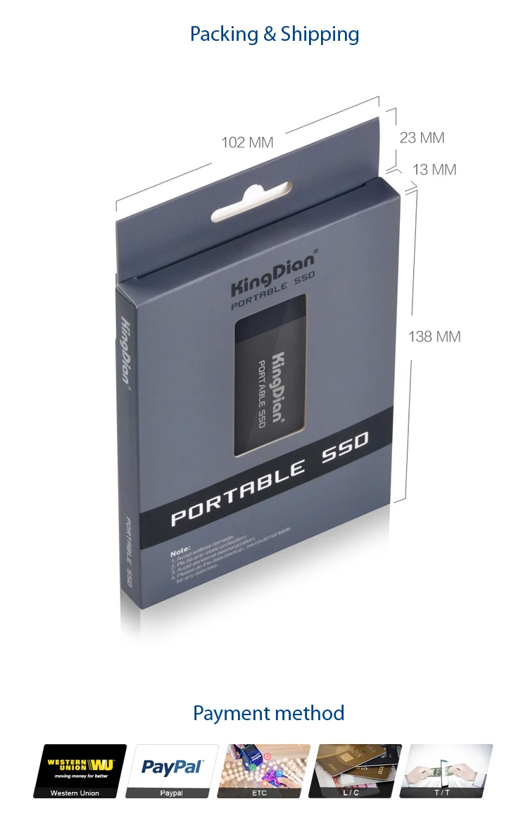 KingDian товар портативный SSD USB 3,0 120 ГБ 240 ГБ 250 ГБ 500 Гб внешний Портативный твердотельный накопитель