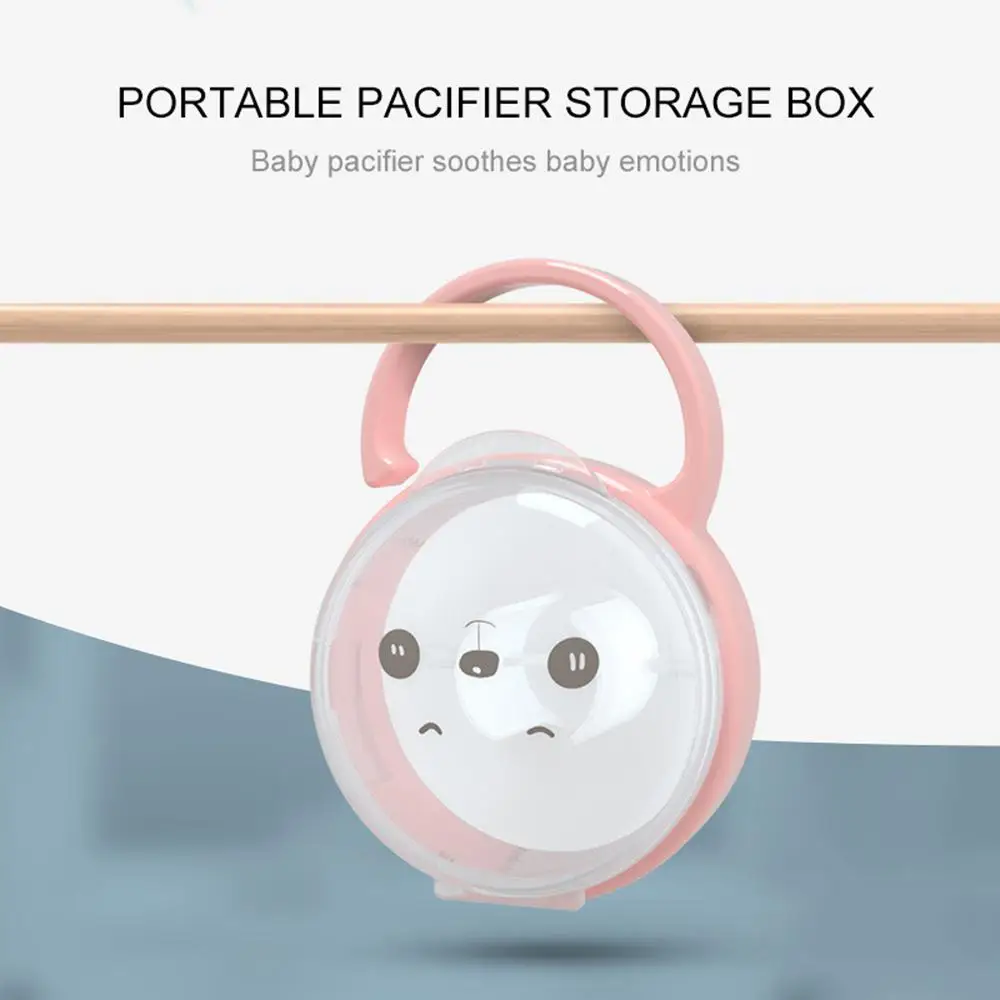 

Portable Pacifier Box Kids Pacifier Storage Box Nipple Dust-proof Soother Container Travel Storage Boxes