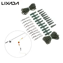 32 шт. безопасные свинцовые зажимы для карпа, Быстросменные Вертлюги для карпа, безопасные свинцовые грузики, зажимы для рыболовных снастей, свинцовые зажимы, хвостовые конусы