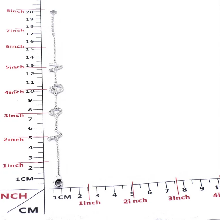 Микрокристаллическая-инкрустированный браслет аксессуары время Святого Валентина 925 браслет из стерлингового серебра, yiwu мелкий товар