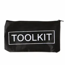 Thinkthendo черный Водонепроницаемый tool kit мешок 600D Оксфорд Гаечные ключи сумка на молнии инструмент для хранения случае Ножницы сумка