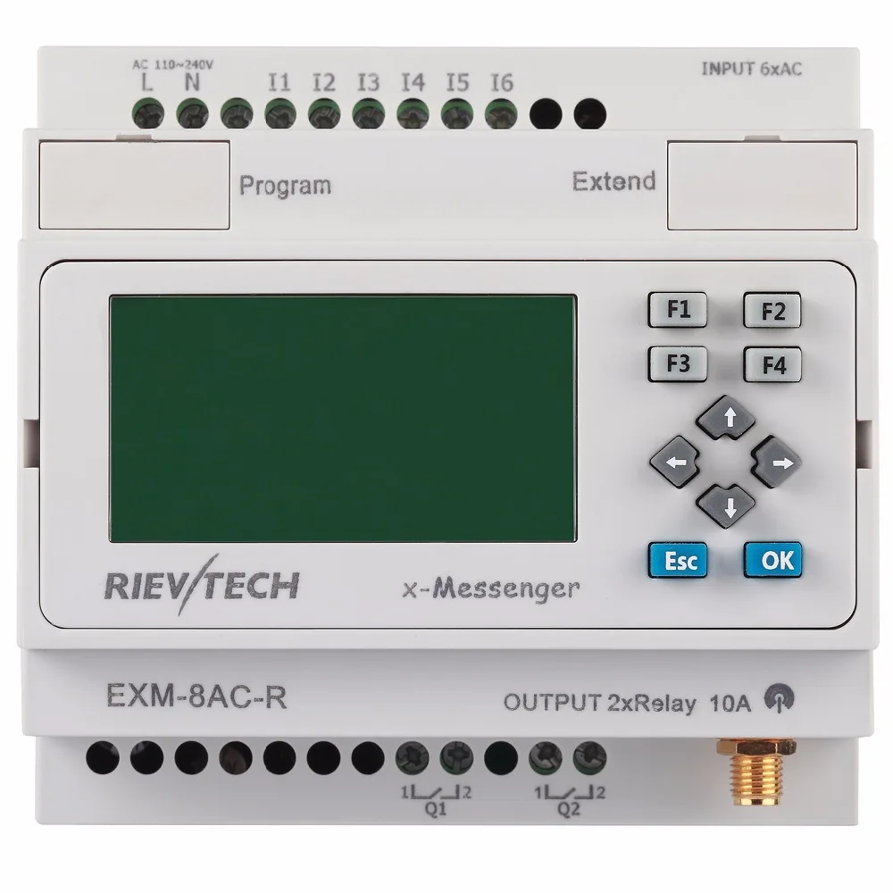 GPRS/SMS/GSM ПЛК x мессенджер новейший и врожденный программируемый логический