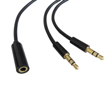 

3.5mm Audio Aux Cable Female to 2x male Stereo Extension Headphone Splitter