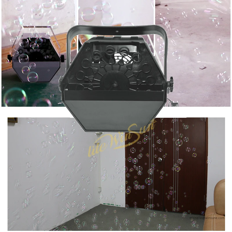 Mini Portable Auto Bubble Machine with Remote Control Electric Bubble Machine for DJ Bar Party Show Stage Wedding Decor Kid Gift stage effect machine